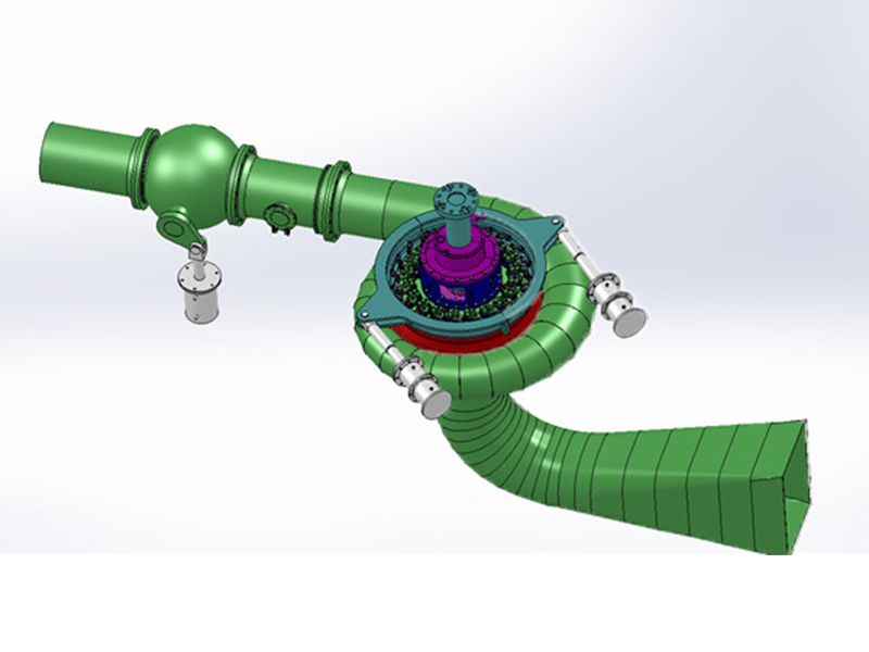 Vertical Francis turbine 100 kW - 30 MW